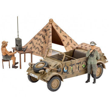 Volkswagen Type 82 Kubelwagen Staff Esercito Tedesco 1:35