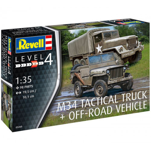 Camion Militare M34 e Veicolo Off Road 1:35