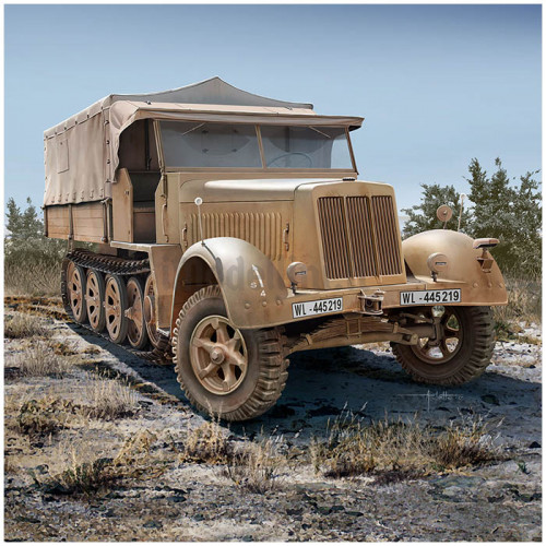 Semicingolato tedesco Sd.Kfz. 7 Late 1:72