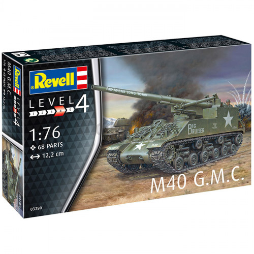 Obice Semovente M40 G.M.C. US Army 1:76