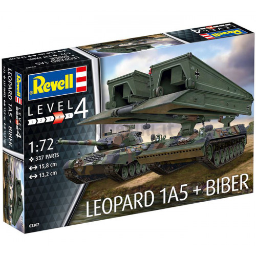 Carro Armato Leopard 1A5 e Gettaponte Biber 1:72