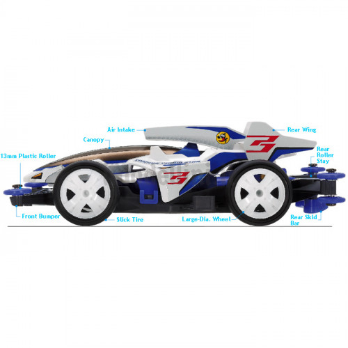 Mini 4WD Pro Shooting Proud Star con Telaio MA