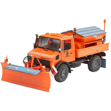 Camion Spazzaneve Unimog U1300L Winter Service 1:24