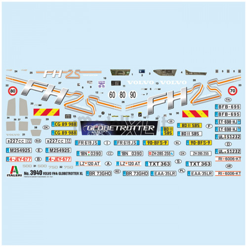 Motrice Camion Volvo FH16 Globetrotter XL 2014 1:24