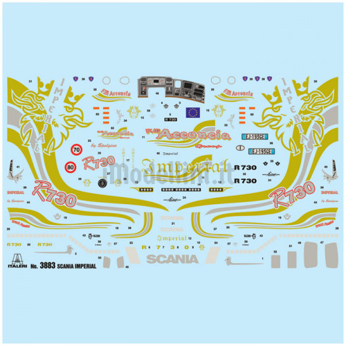 Motrice Camion Scania R730 V8 Topline Imperial 1:24 Motrice Camion Scania R730 V8 Topline Imperial 1:24