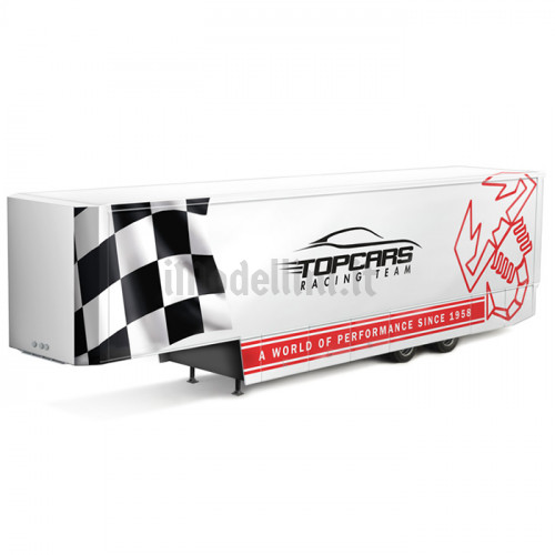 Kit Rimorchio Camion Racing Trailer 1:24