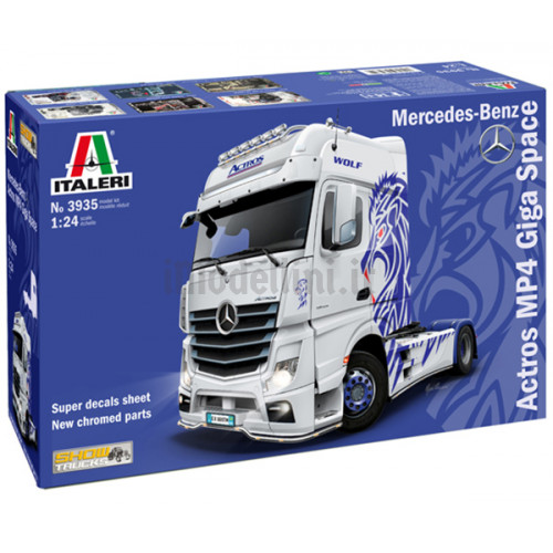 Motrice Camion Mercedes Benz Actros MP4 Giga Space 1:24