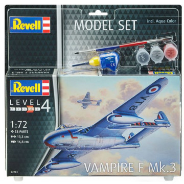 Model Set Vampire F Mk.3 1:72