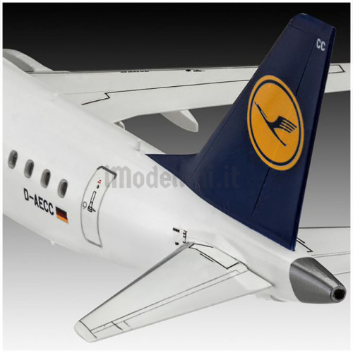 Model Set Embraer 190 Lufthansa 1:144
