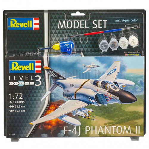 Model Set F-4J Phantom US Navy 1:72