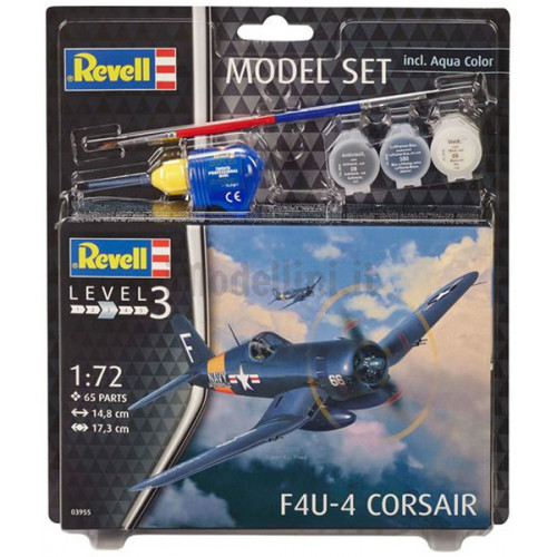Model Set F4U-4 Corsair US Navy 1:72