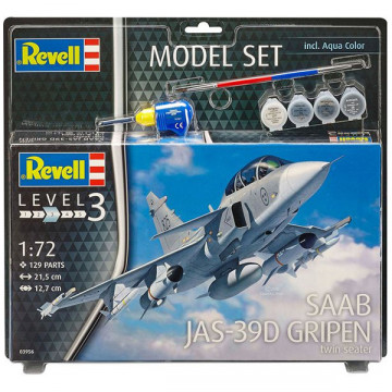 Model Set Saab JAS-39D Gripen Twin Seater 1:72