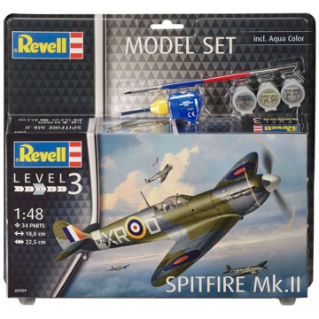 Model Set Supermarine Spitfire Mk.II 1:48