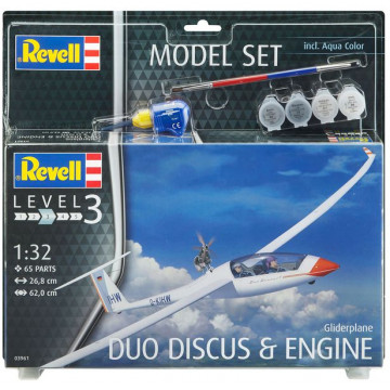 Model Set Glider Duo Discus and Engine 1:32