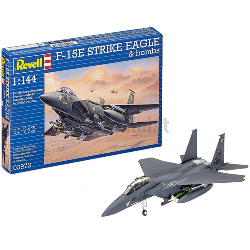 Model Set F-15E Strike Eagle & Bombs 1:144