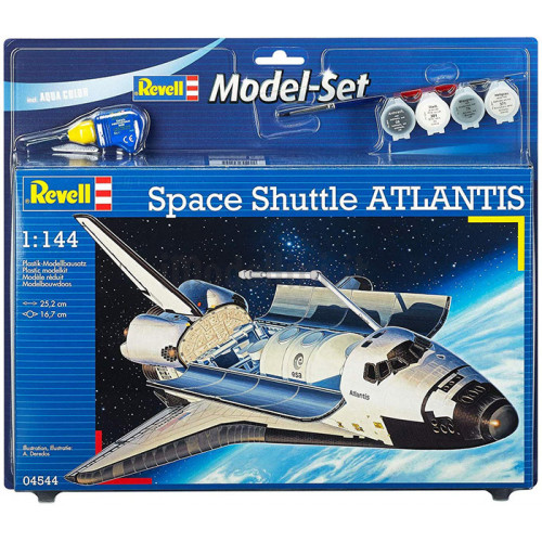 Model Set Space Shuttle Atlantis 1:144
