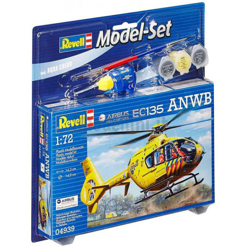 Model Set Elicottero Airbus EC135 Ambulance 1:72