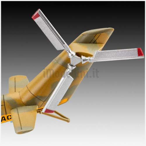 Model Set Elicottero Mil Mi-24D Hind 1:100