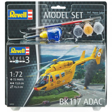 Model Set Elicottero BK-117 ADAC 1:72