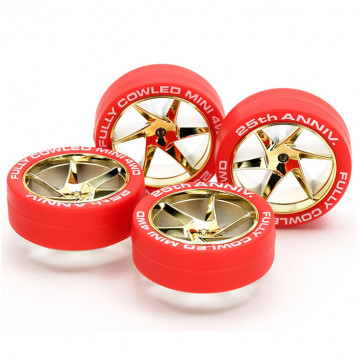 Cerchi Oro con Gomme Rosse 25° Anniversario Fully Cowled