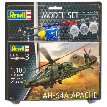 Model Set Elicottero AH-64A Apache 1:100
