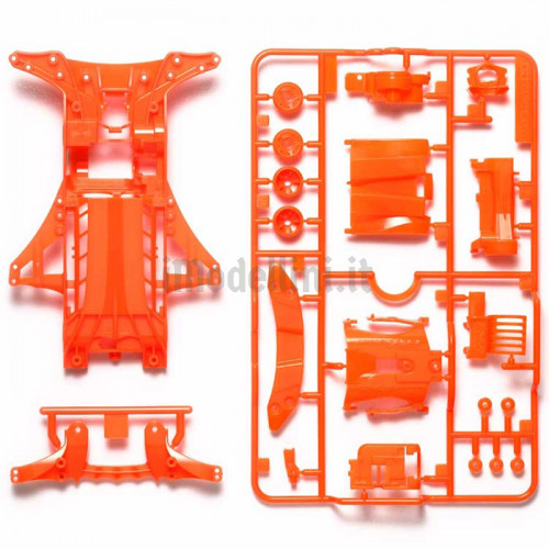 Telaio Fm-A Arancio Fluo per Mini 4WD