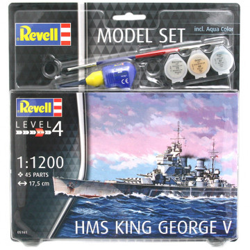 Model Set Nave Corazzata HMS King George V 1:1200