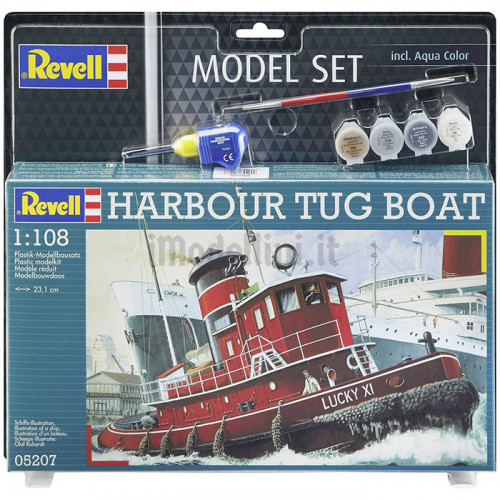 Model Set Rimorchiatore Harbour Tug Boat 1:108