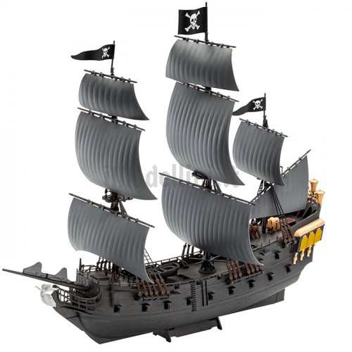Model Set La Perla Nera dei Pirati dei Caraibi Easy-Click 1:150