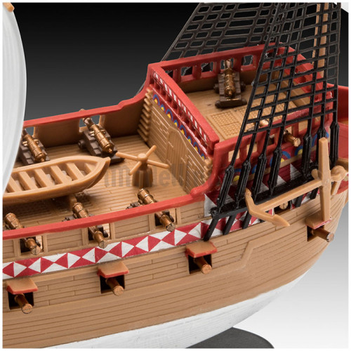 Model Set Galeone HMS Revenge Easy-Click 1:350