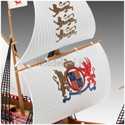 Model Set Galeone HMS Revenge Easy-Click 1:350