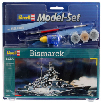 Model Set Nave Corazzata Bismarck 1:1200
