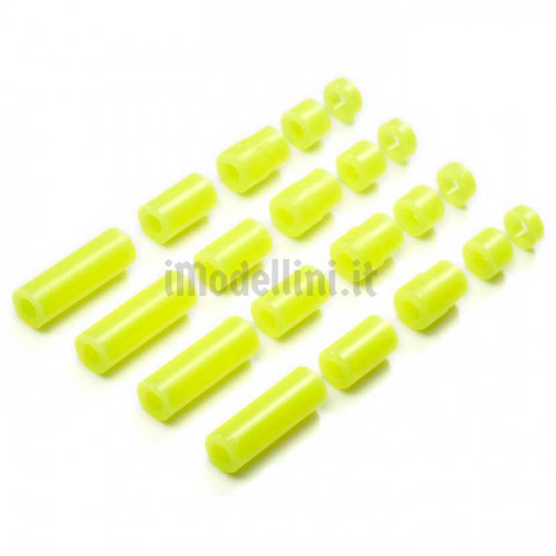 Set Spessori in Plastica Light Weight Giallo Fluo