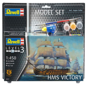 Model Set Vascello HMS Victory Ammiraglio Nelson 1:450