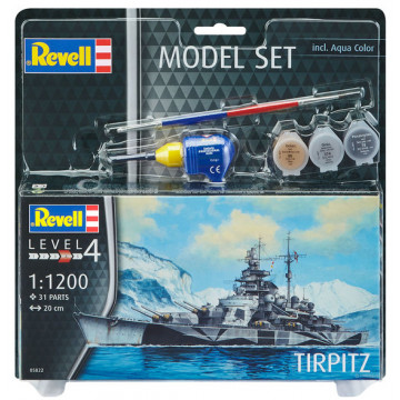 Model Set Nave Corazzata Tirpitz 1:1200