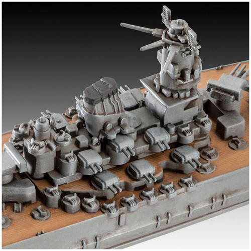 Model Set Nave da Guerra Giapponese Musashi 1:1200