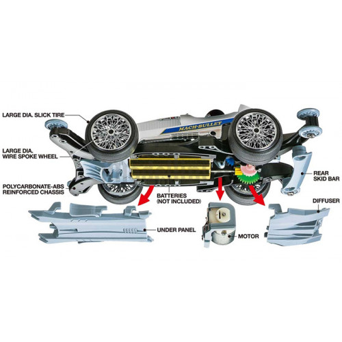 Mini 4WD Mach Bullet Metallic Special con Telaio AR  