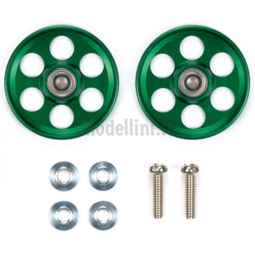 Roller Ringless da 19mm Verdi con Cuscinetti a Sfera