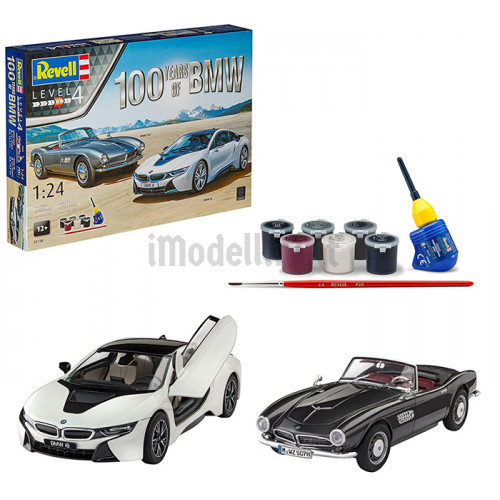 Gift-Set 100th Anniversary BMW 1:24