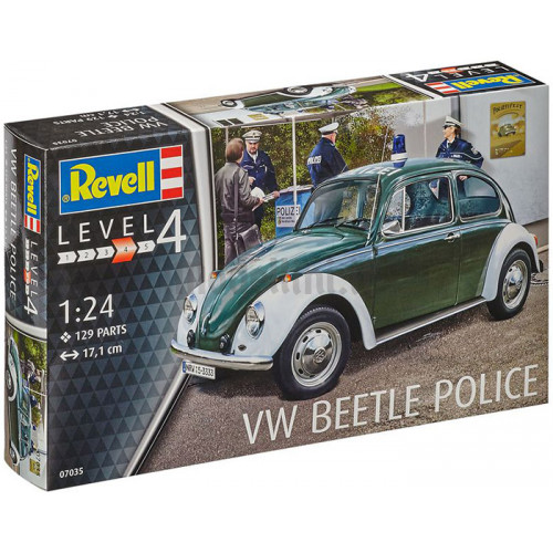 Volkswagen Beetle Police 1:24