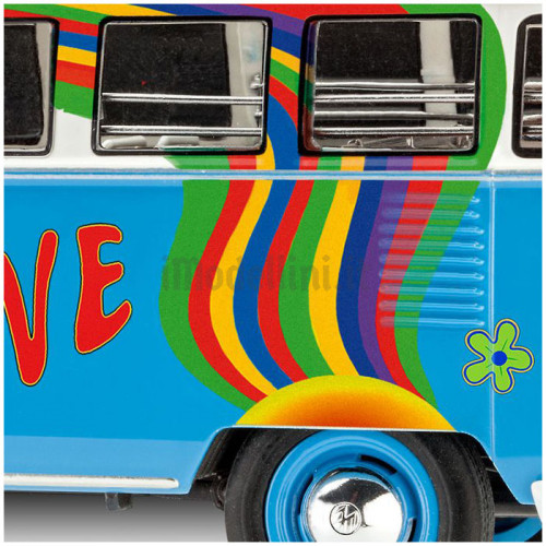 Volkswagen T1 Samba Bus Flower Power 1:24