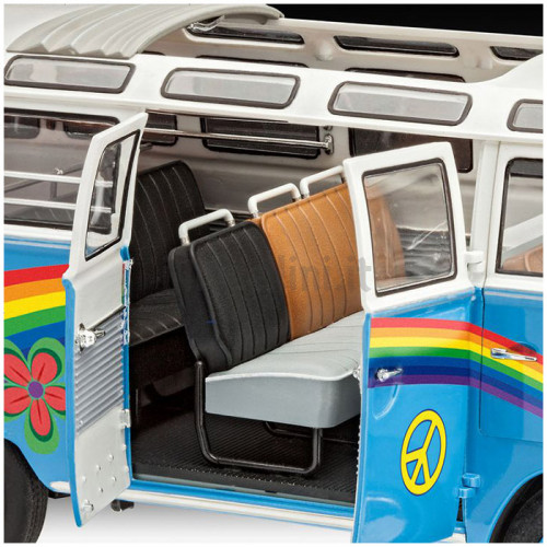 Volkswagen T1 Samba Bus Flower Power 1:24