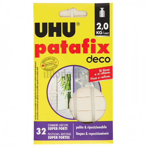 UHU Patafix Deco 32 Gommini Adesivi Super Forti