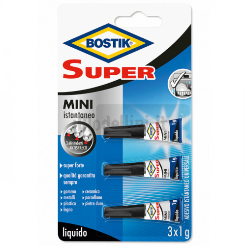 Colla Bostik Super Mini 3x1 grammo