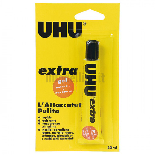 Colla UHU Extra da 20 ml in Blister