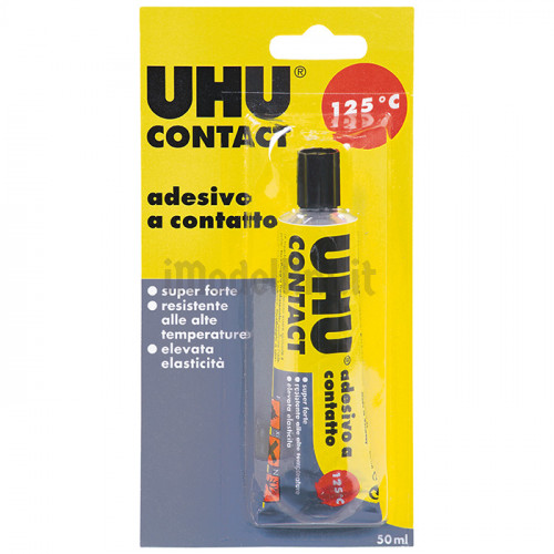 Adesivo a Contatto UHU Contact da 50 ml in Blister