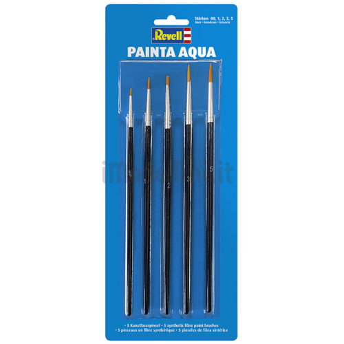 Set Pennelli Revell Painta Aqua - Mis. 00, 1, 2, 3 e 5