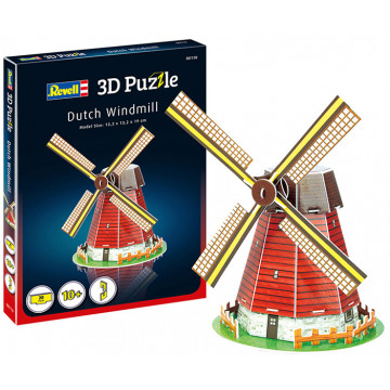 Puzzle 3D Mulino a Vento Olandese