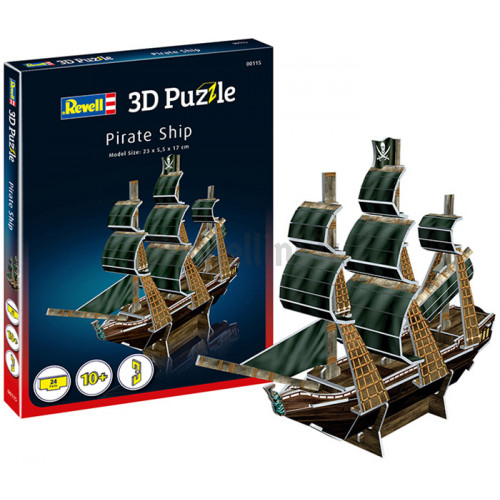 Puzzle 3D Nave dei Pirati
