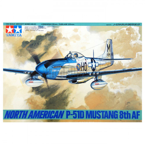 North American P-51D Mustung 8th AF 1:48